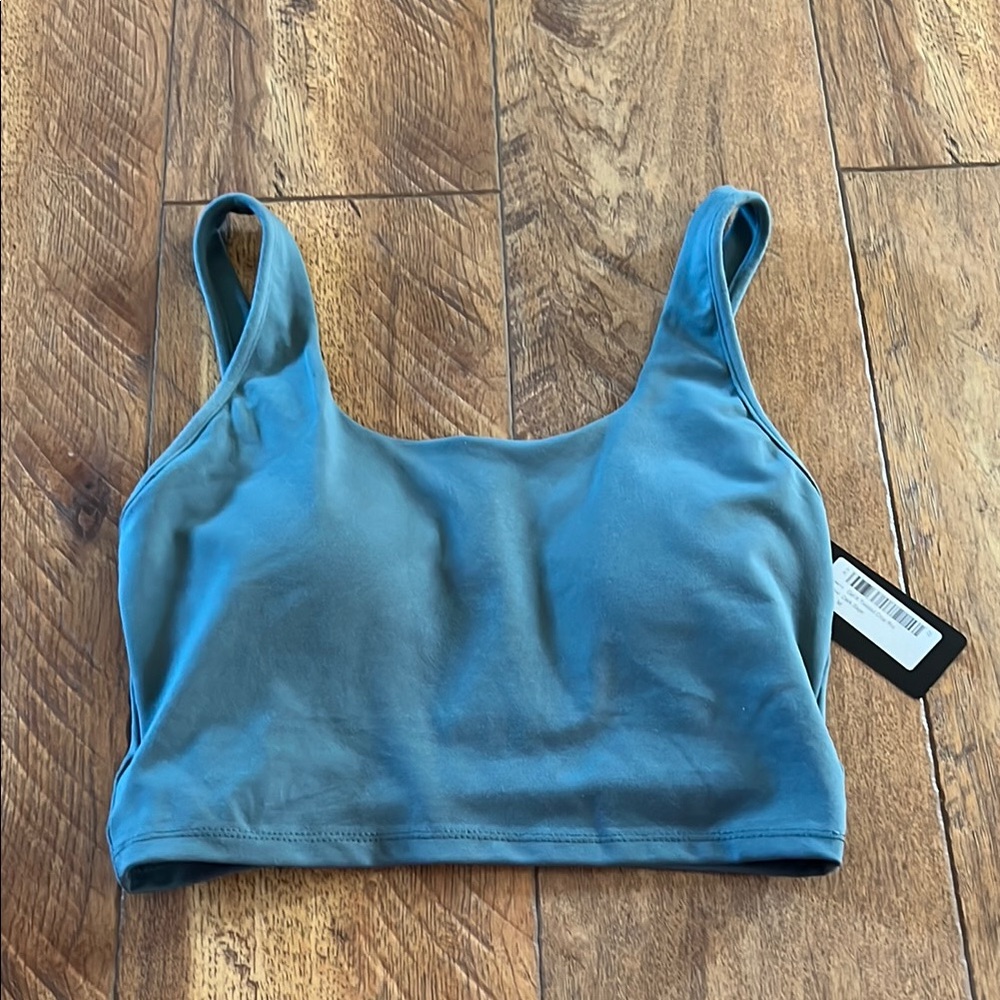 Silver Icing Exclusive M Teal Get It Twisted Crop Bra